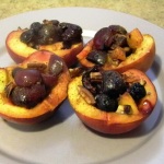 SCD Recipe: Cherry Peach Boats SCD Recipe: Cherry Peach Boats