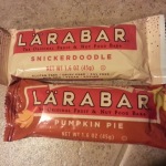 Product Review: Pumpkin Pie and Snickerdoodle Lara Bars