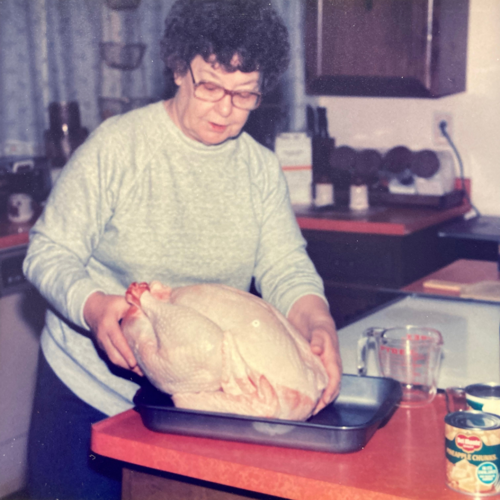 Grandma at Thanksgiving
