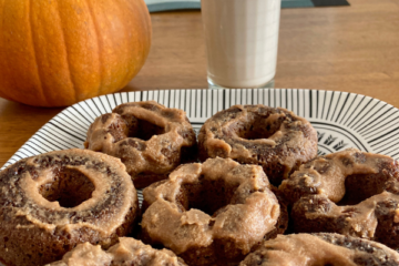 SCD Fall Spice Donuts - with almond milk and pumpkin