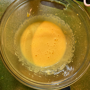 SCD Egg nog - beat egg yolks until lighter in color