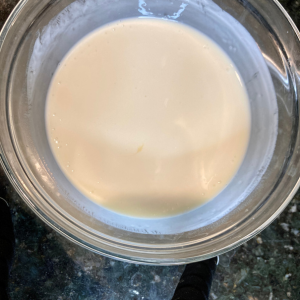 Whisked honey yogurt
