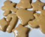 Almond Flour Cutout Cookies with Honey Cashew Frosting